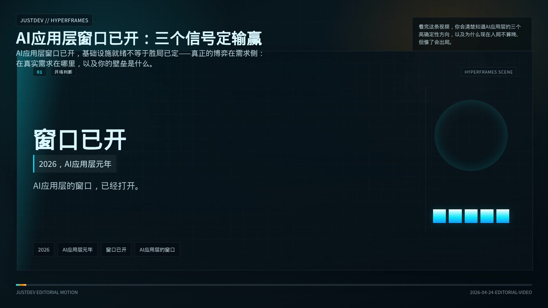 AI应用层窗口已开：三个信号定输赢